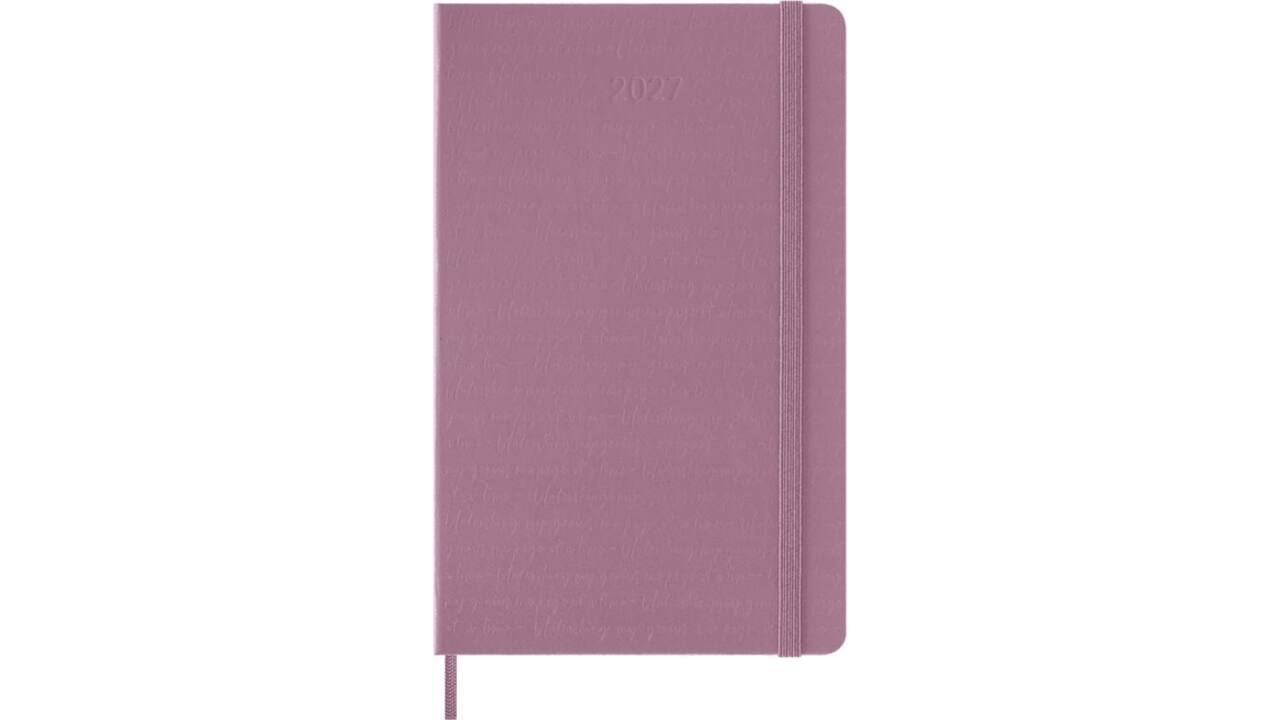 Agenda 2027 Moleskine 12M Planner Daily 1dag/1pagina large hc majestic pink