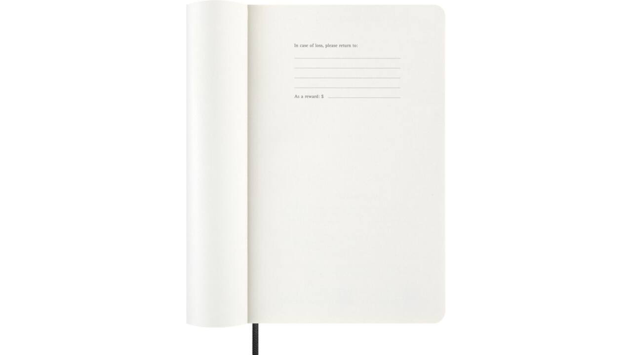 Agenda 2027 Moleskine 12M Planner Weekly 7dagen/1pagina large sc black