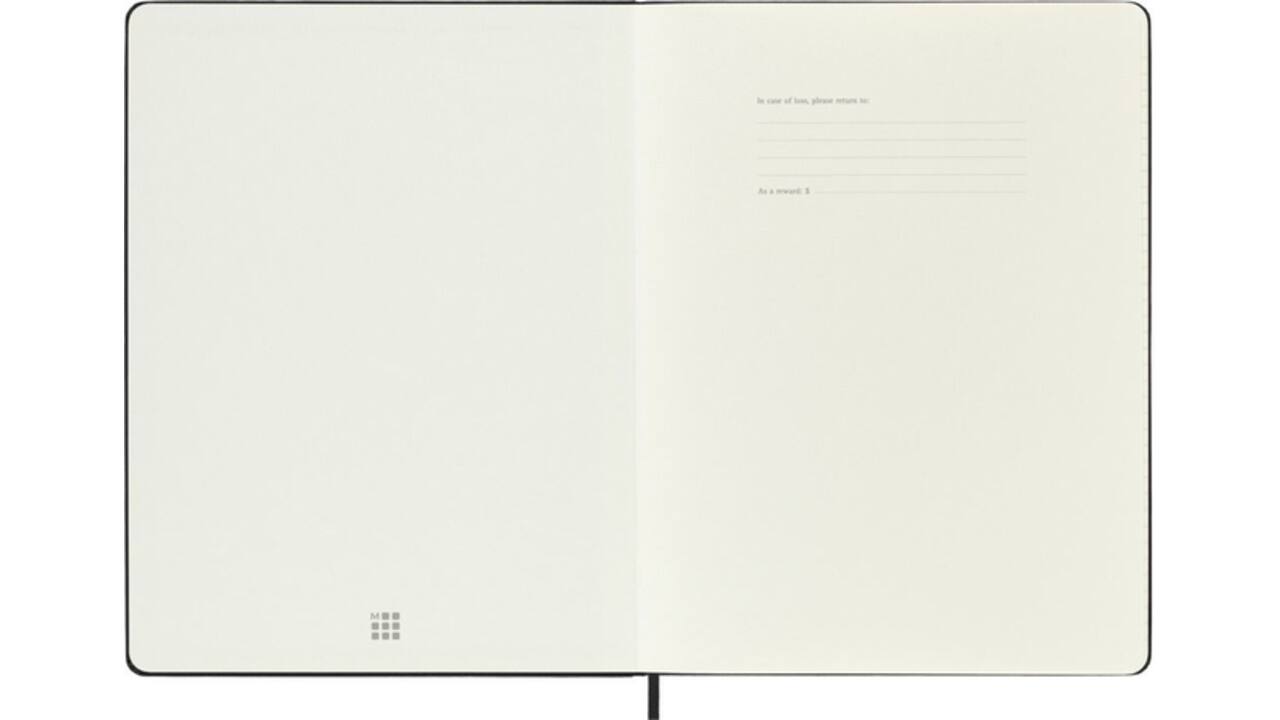 Agenda 2027 Moleskine 18M Planner Weekly 7dagen/1pagina xl hc black
