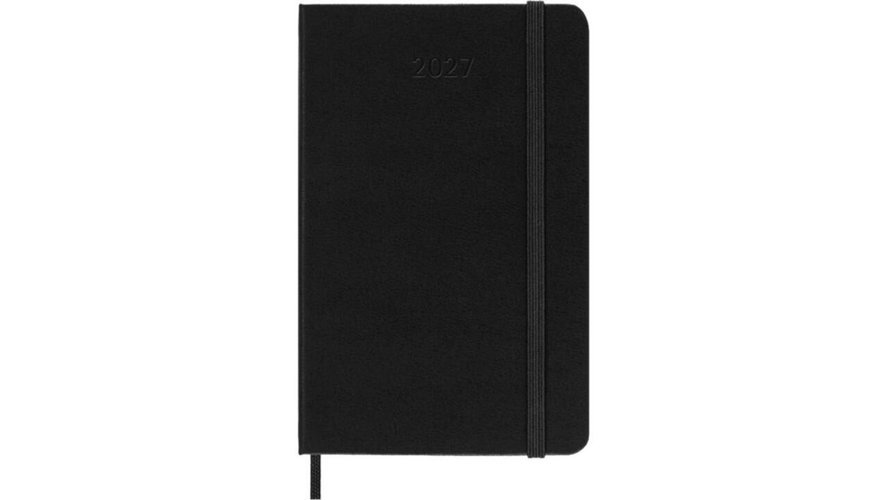 Agenda 2027 Moleskine 12M Planner Weekly 7dagen/2pagina's pocket hc black