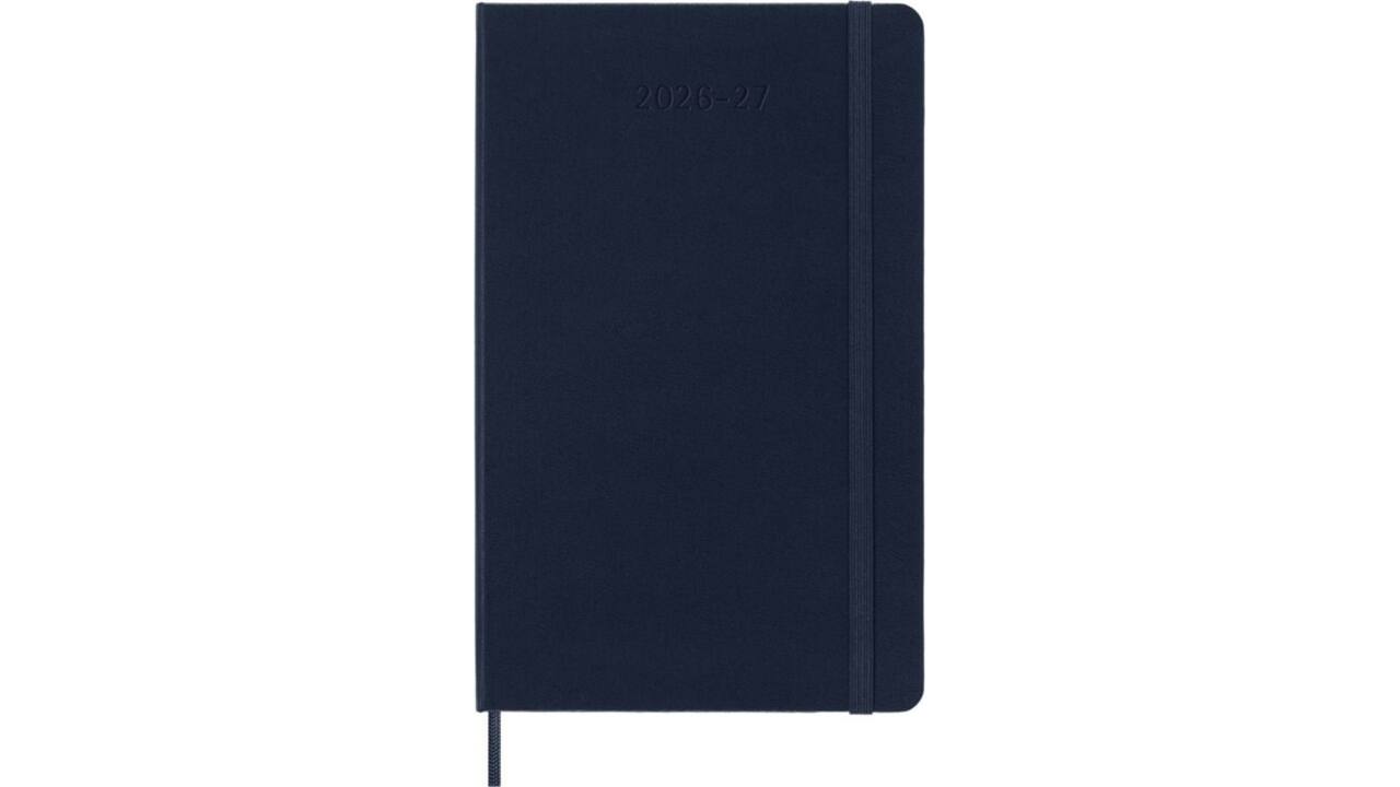 Agenda 2027 Moleskine 18M Planner Weekly 7dagen/1pagina large hc sapphire blue