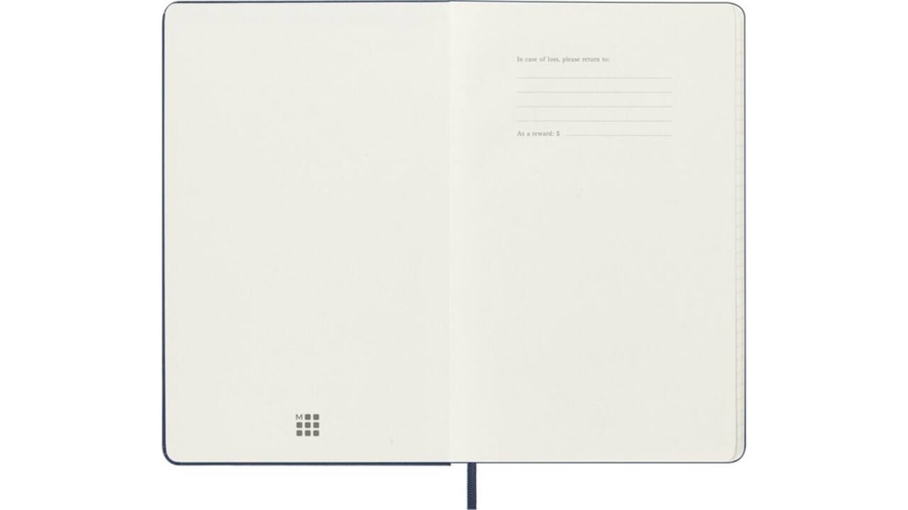 Agenda 2027 Moleskine 18M Planner Weekly 7dagen/1pagina large hc sapphire blue