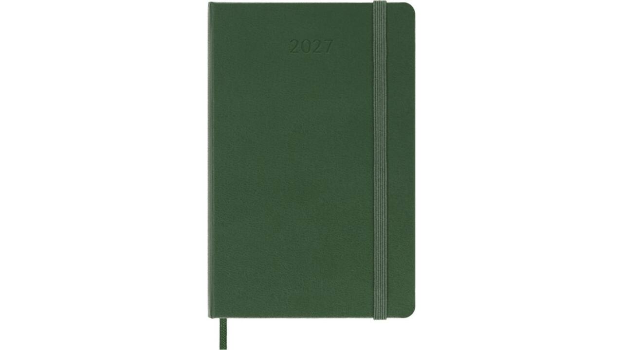 Agenda 2027 Moleskine 12M Planner Weekly 7dagen/1pagina pocket hc myrtle green
