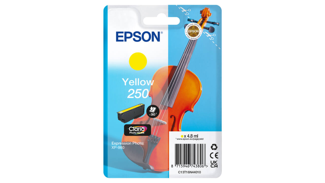 Inktcartridge Epson 250 T16N44 geel