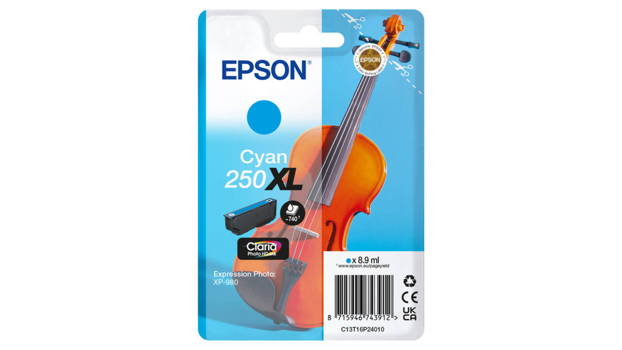Inktcartridge Epson 250XL T16P24 blauw