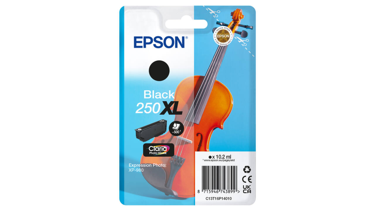 Inktcartridge Epson 250XL T16P14 zwart