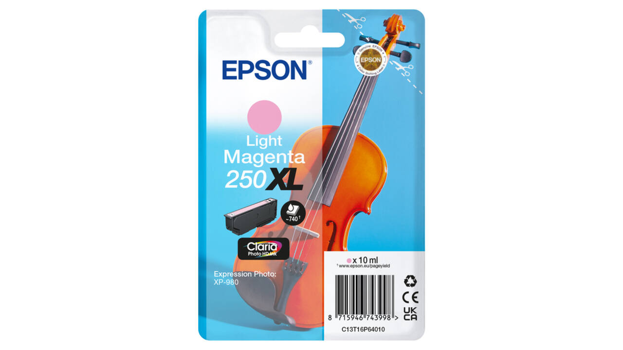 Inktcartridge Epson 250XL T16P64 licht rood