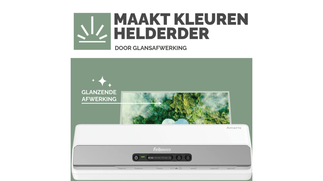 Lamineerhoes Fellowes A3 light 50% gerecycled glans 100stuks