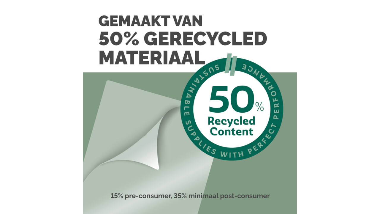 Lamineerhoes Fellowes A6 light 50% gerecycled mat 100stuks