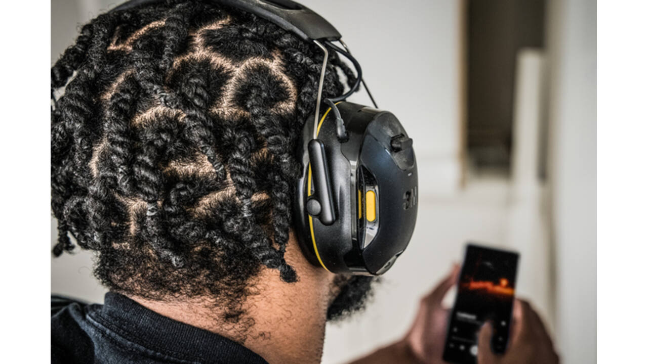 Oorkap 3M WorkTunes Connect Bluetooth 94-110 dB zwart
