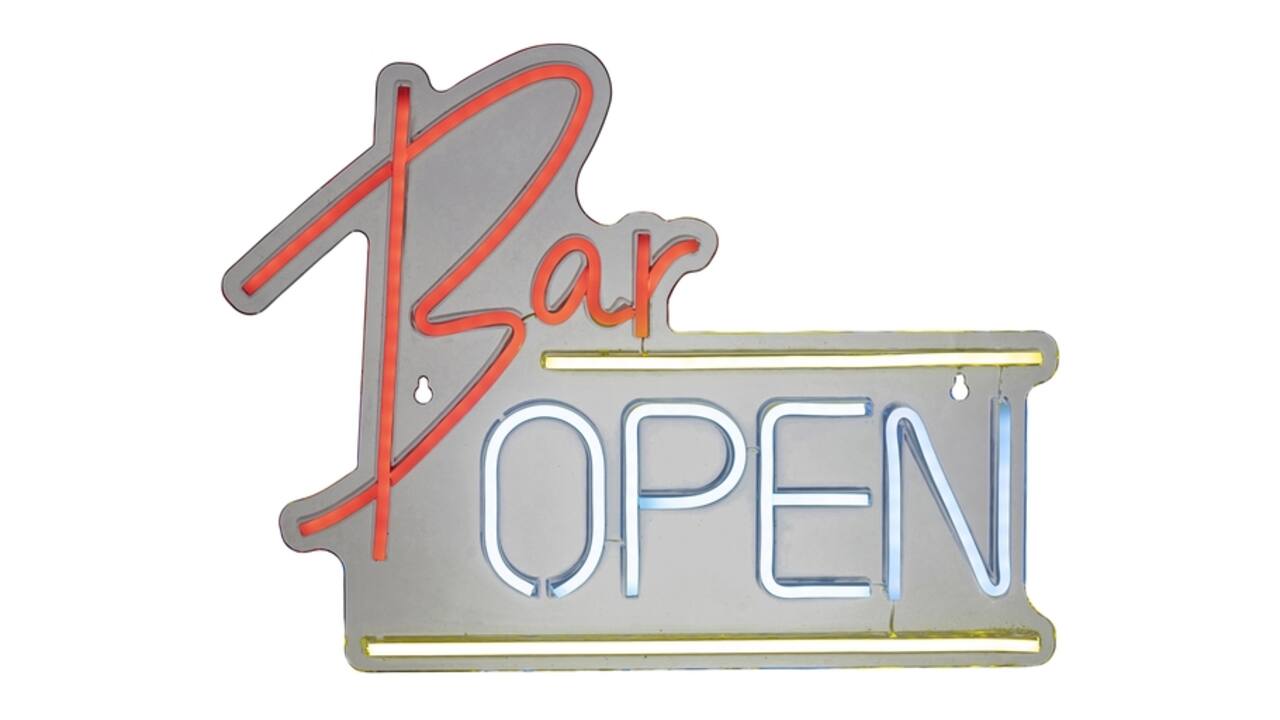 Ledbord Lumineo indoor USB neon Bar Open