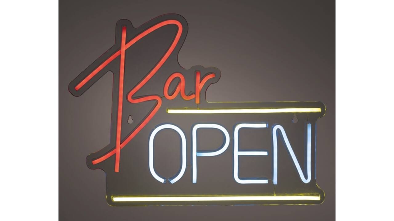 Ledbord Lumineo indoor USB neon Bar Open