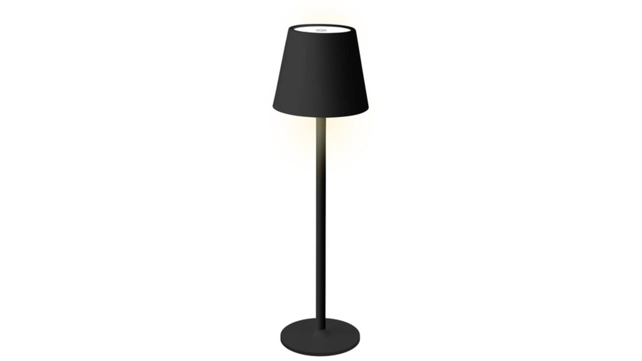 Tafellamp Lumineo led oplaadbaar steady buiten zwart
