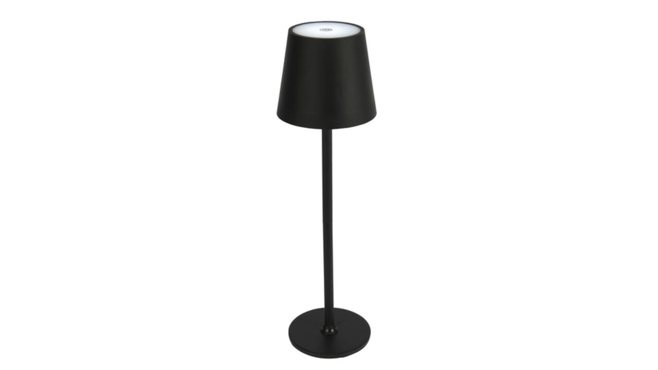 Tafellamp Lumineo led oplaadbaar steady buiten zwart