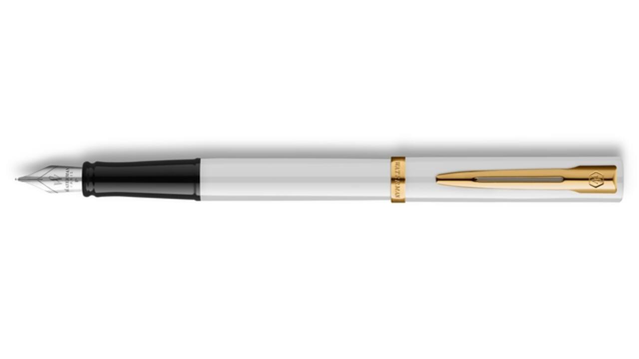 Vulpen Waterman Allure Impression white GT medium