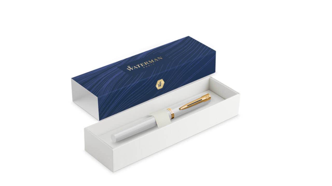 Vulpen Waterman Allure Impression white GT medium