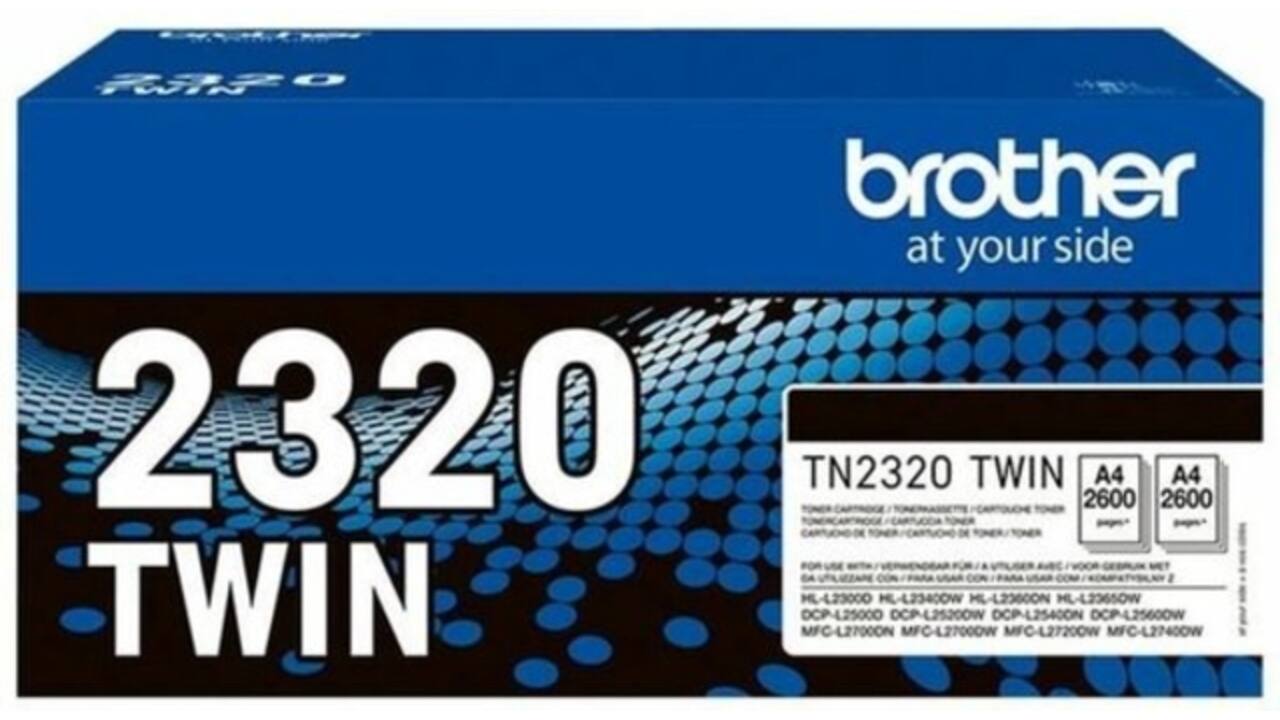 Toner Brother TN-2320TWIN zwart