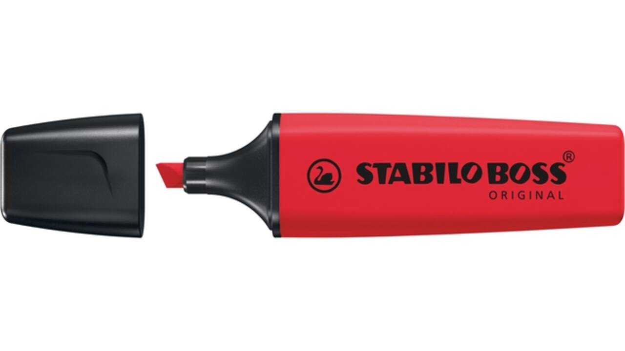 Markeerstift STABILO Boss 70/48 echt rood