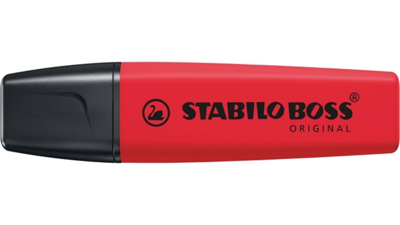 Markeerstift STABILO Boss 70/48 echt rood