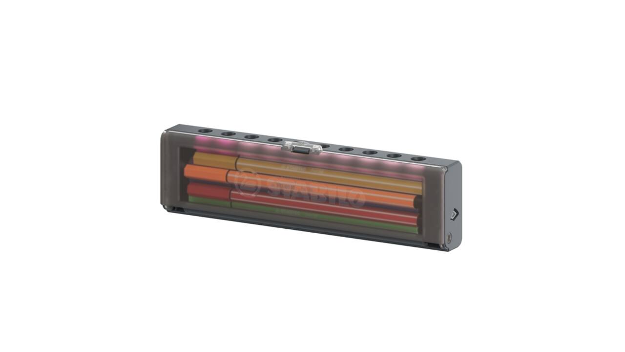 Viltstift STABILO Pen 68 medium clickset à 10 kleuren