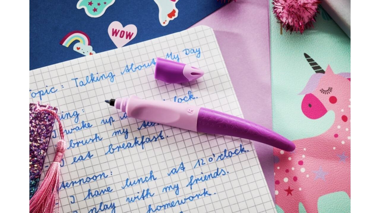 Rollerpen STABILO Easyoriginal rechtshandig 3D DreamWorld medium roze