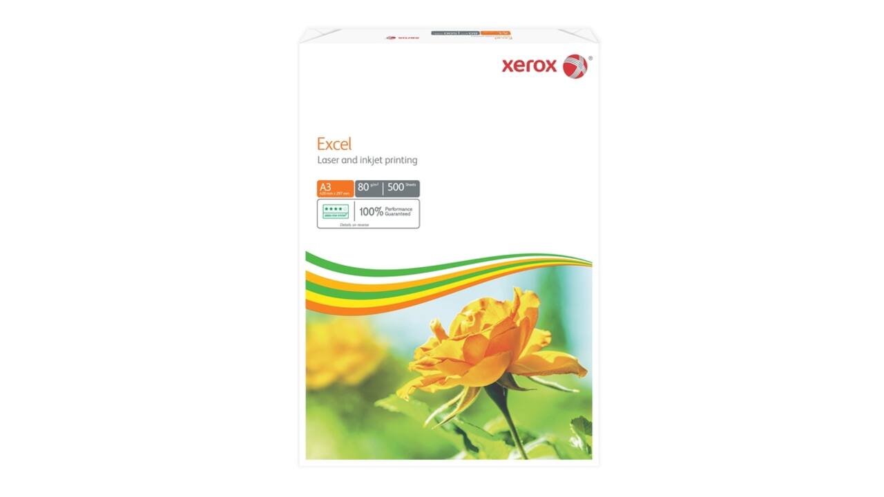 Kopieerpapier Xerox Excel A3 80gr wit 500 vel