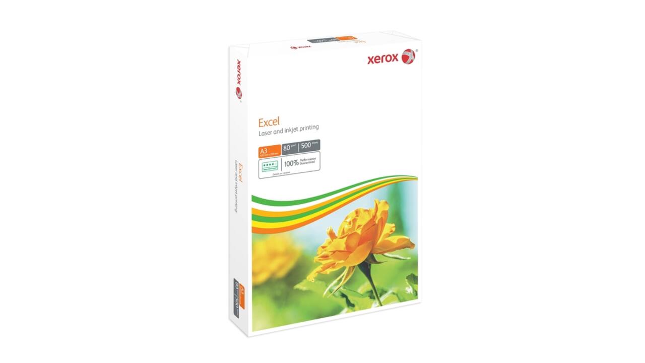Kopieerpapier Xerox Excel A3 80gr wit 500 vel