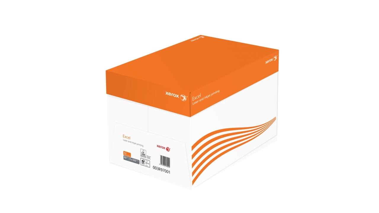 Kopieerpapier Xerox Excel A3 80gr wit 500 vel