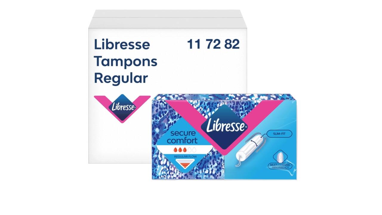 Tampon Libresse P3 Discreet Regular 384 stuks
