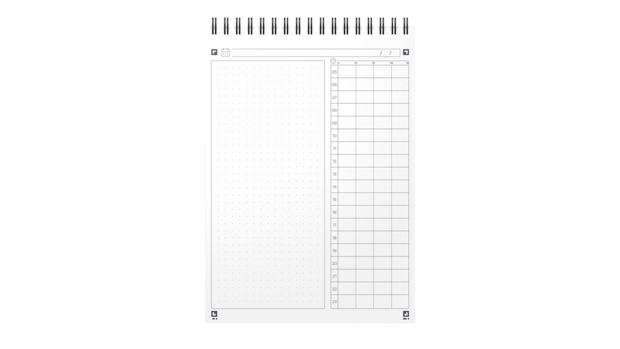 Task Manager Oxford dagplanner A5 70 vel blauw