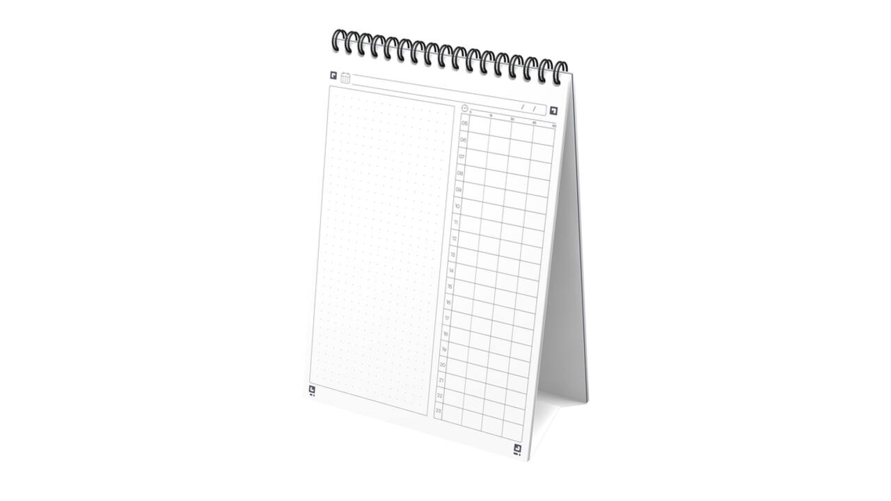 Task Manager Oxford dagplanner A5 70 vel blauw