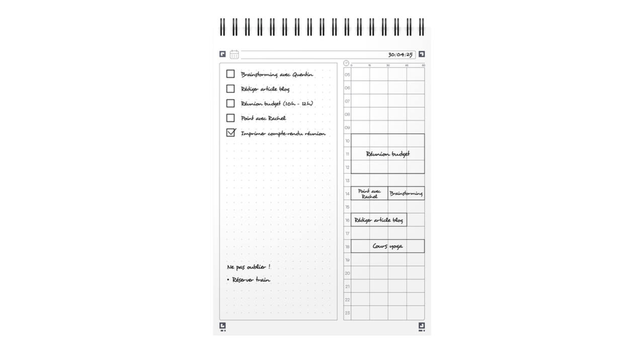 Task Manager Oxford dagplanner A5 70 vel blauw