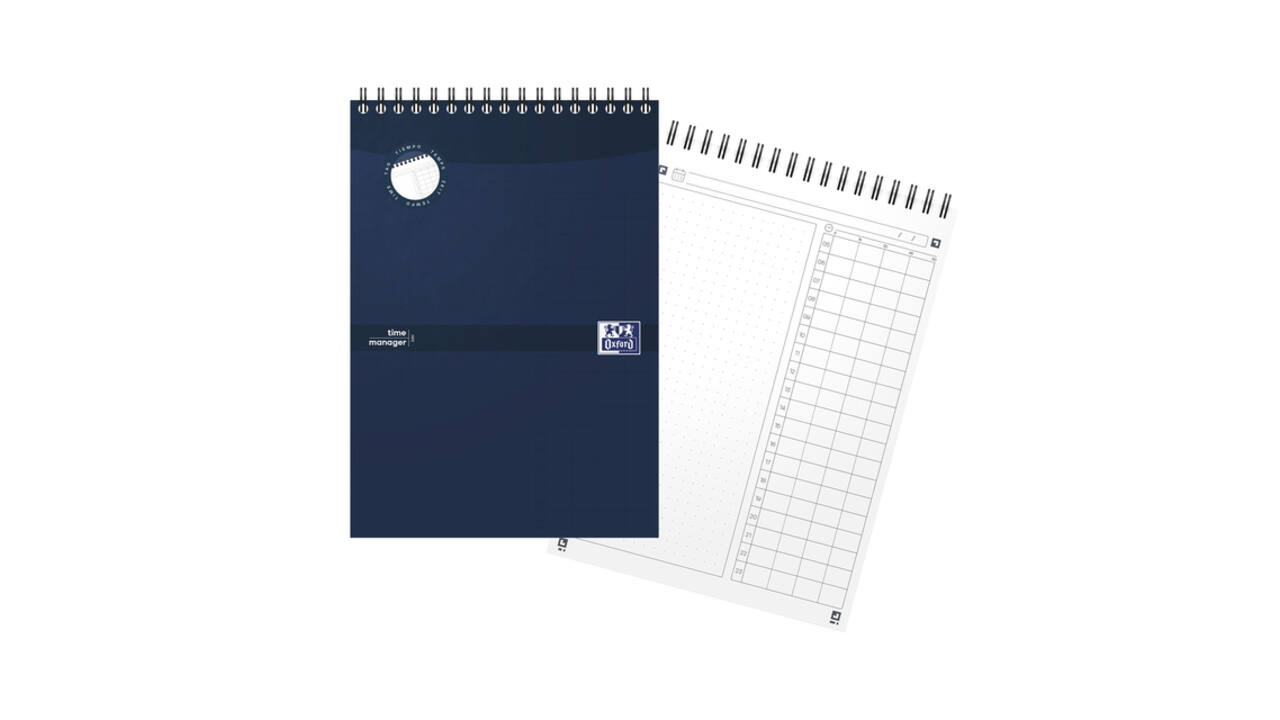 Task Manager Oxford dagplanner A5 70 vel blauw
