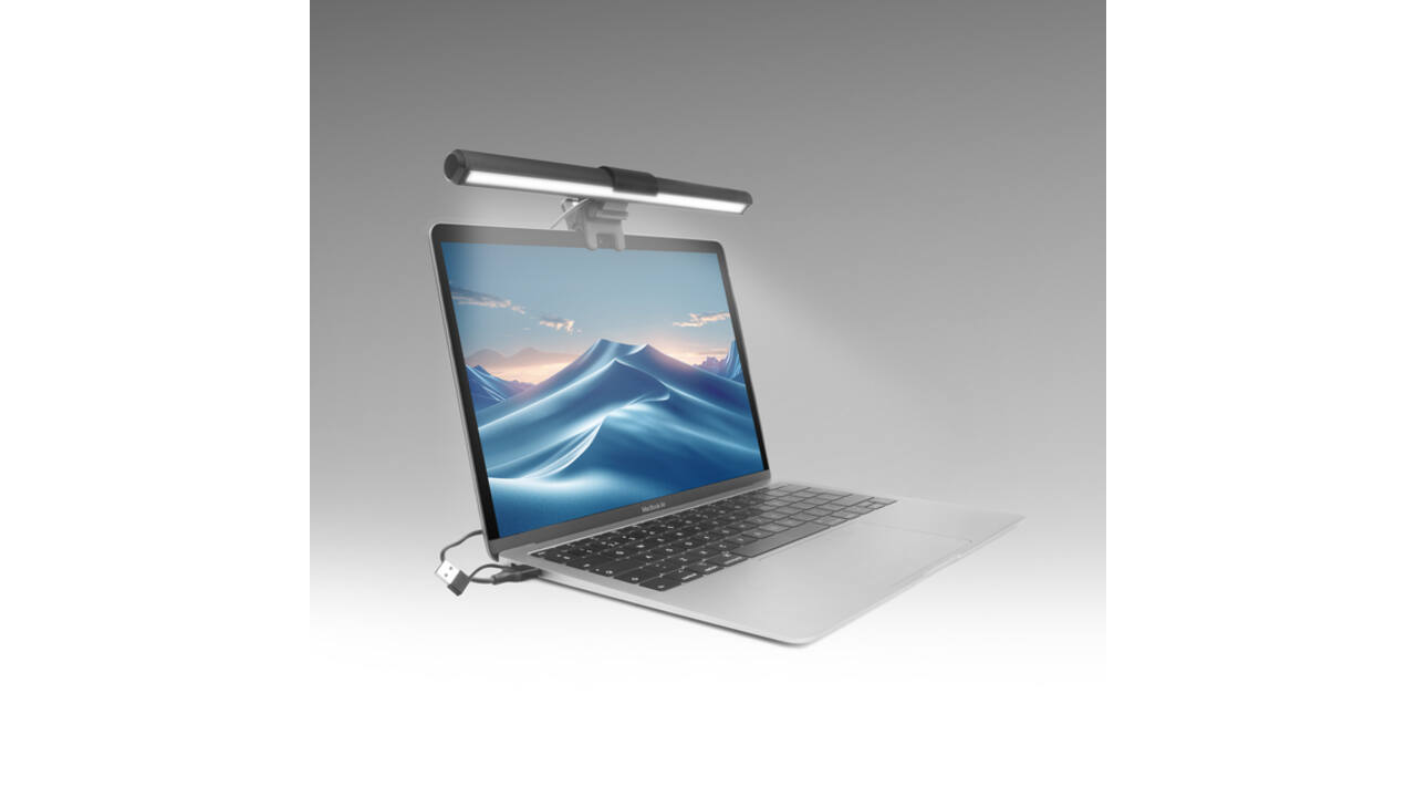 Laptoplamp ACT Clip-on led dimbaar USB