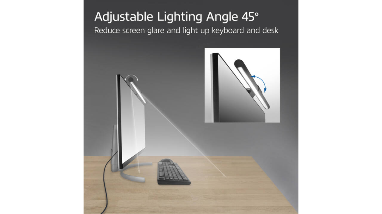 Monitorlamp ACT led dimbaar USB