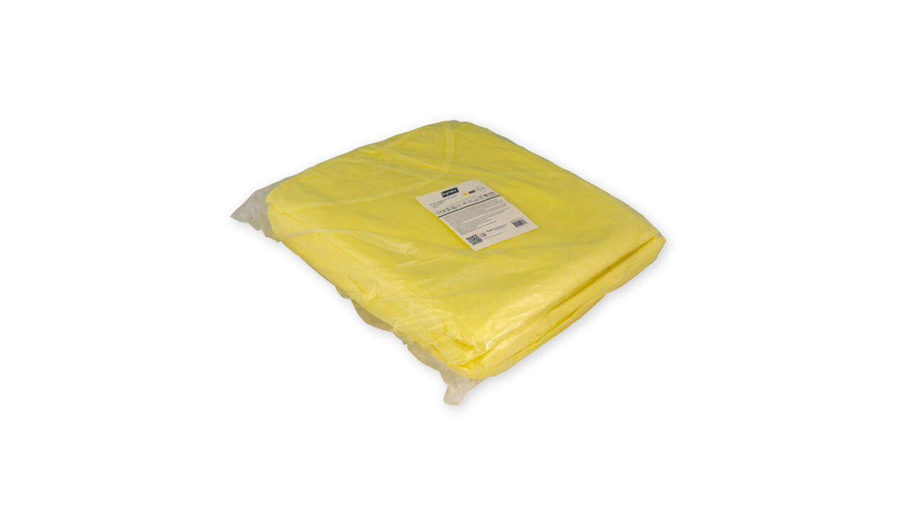 Isolatiejas Hynex PP+PE 115x137cm waterproof geel 10 stuks