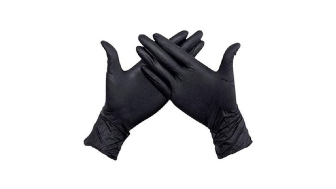 Handschoen Hynex nitril XL zwart 5gr extra sterk 100 stuks