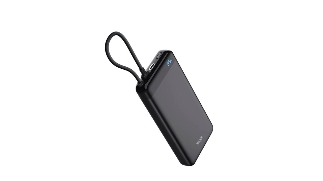 Powerbank Trust Fiera 20.000 met kabel