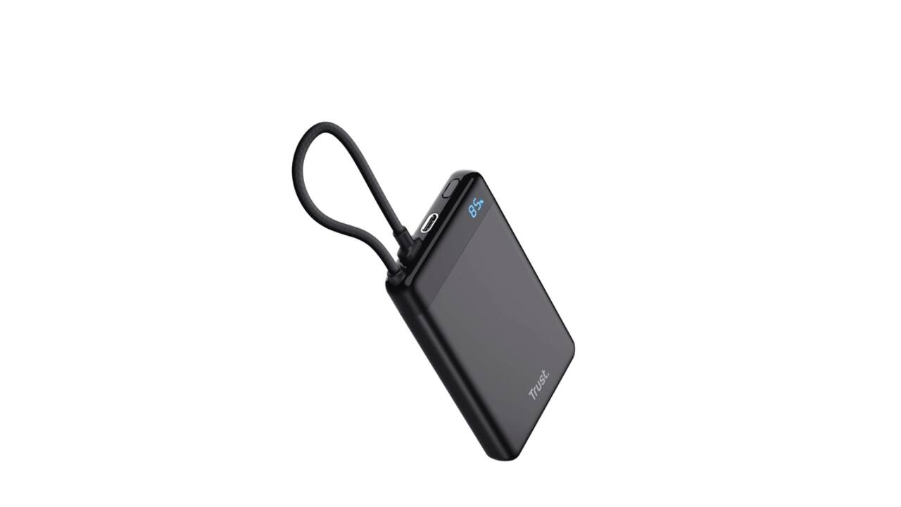 Powerbank Trust Fiera 10.000 met kabel
