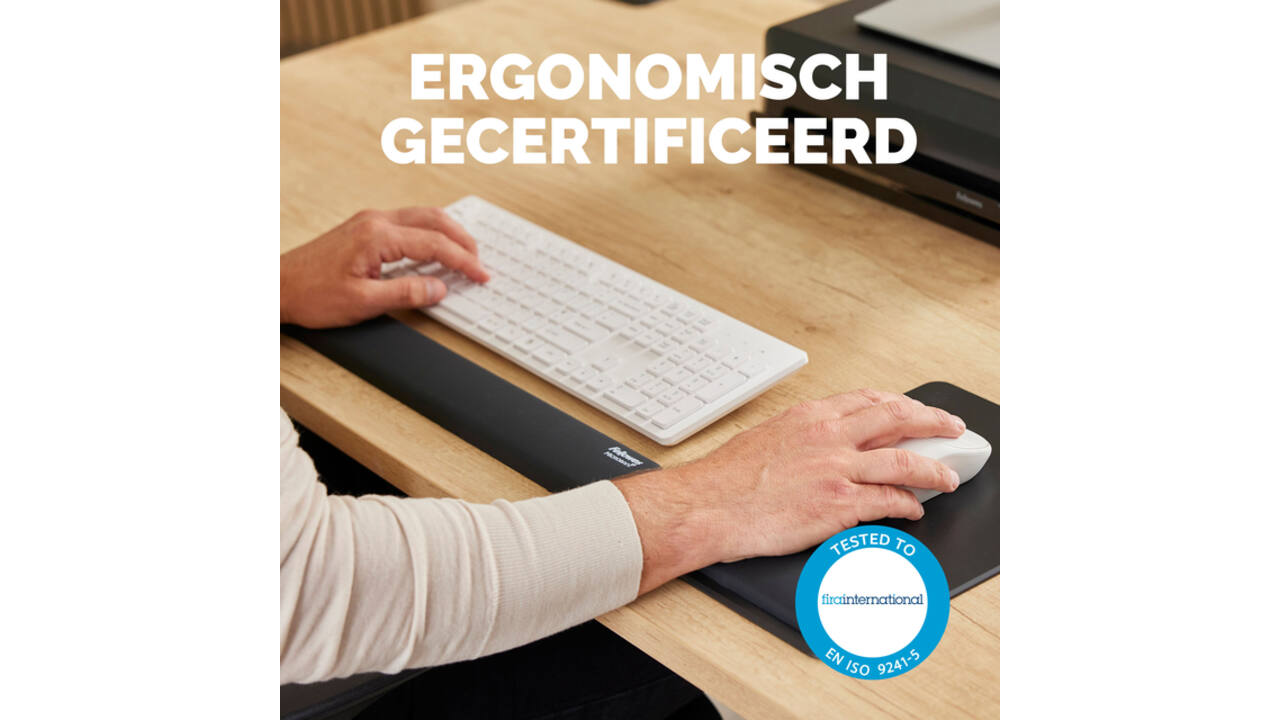 Polssteun Fellowes Breyta zwart