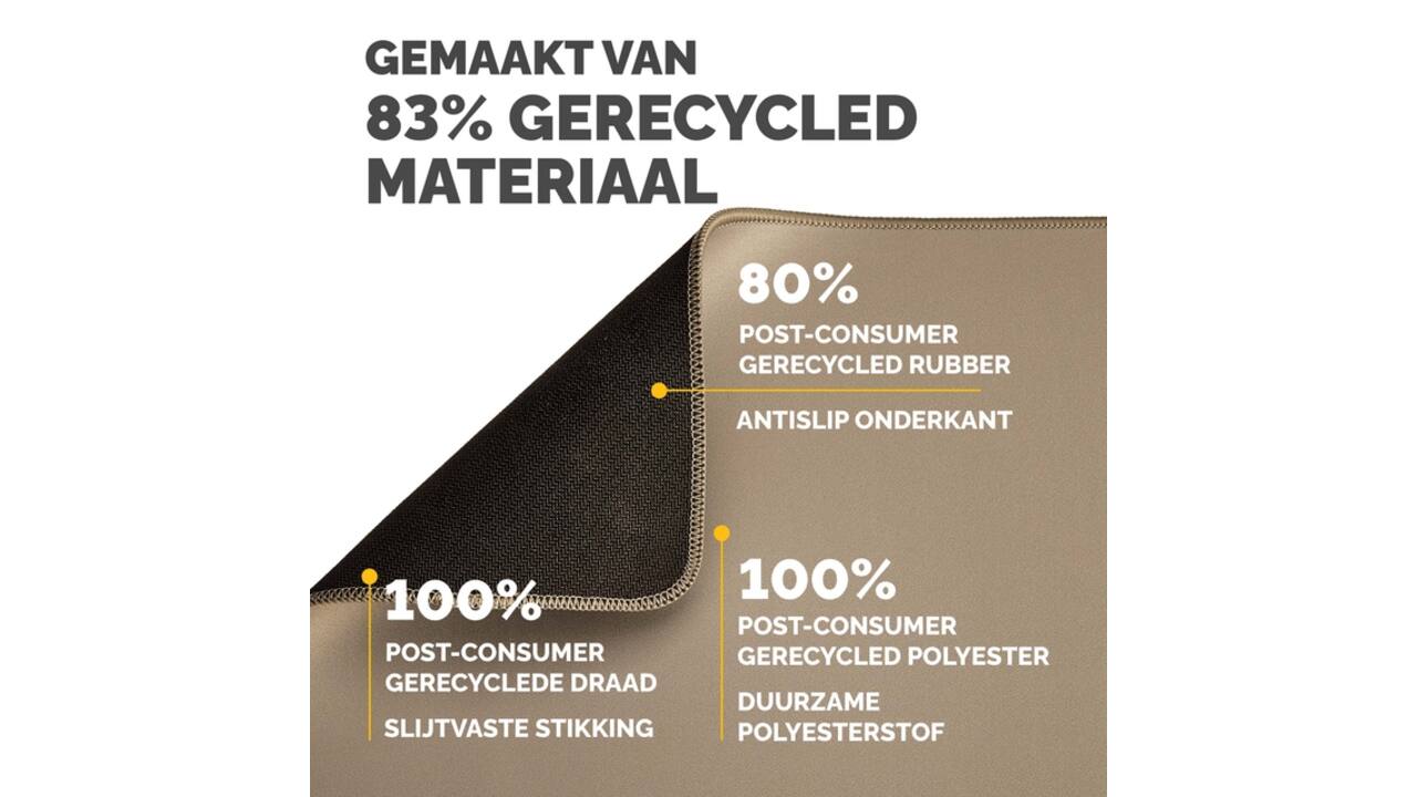 Muismat Fellowes Breyta XL zand