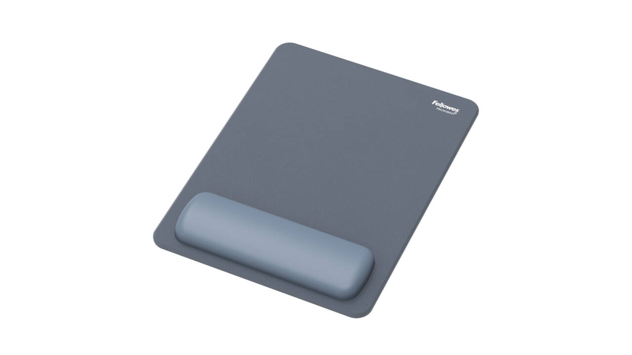 Muismat met polssteun Fellowes Breyta XL blauw