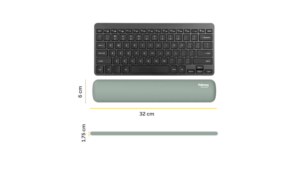 Polssteun Fellowes Breyta compact saliegroen