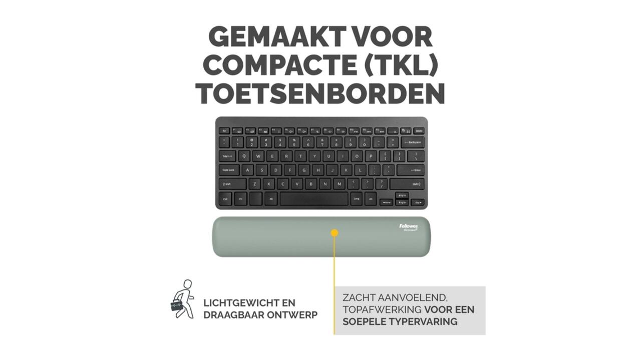 Polssteun Fellowes Breyta compact saliegroen