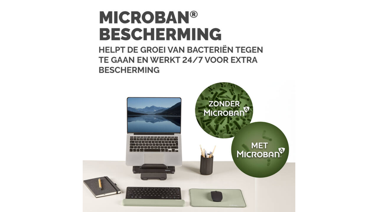 Polssteun Fellowes Breyta compact saliegroen