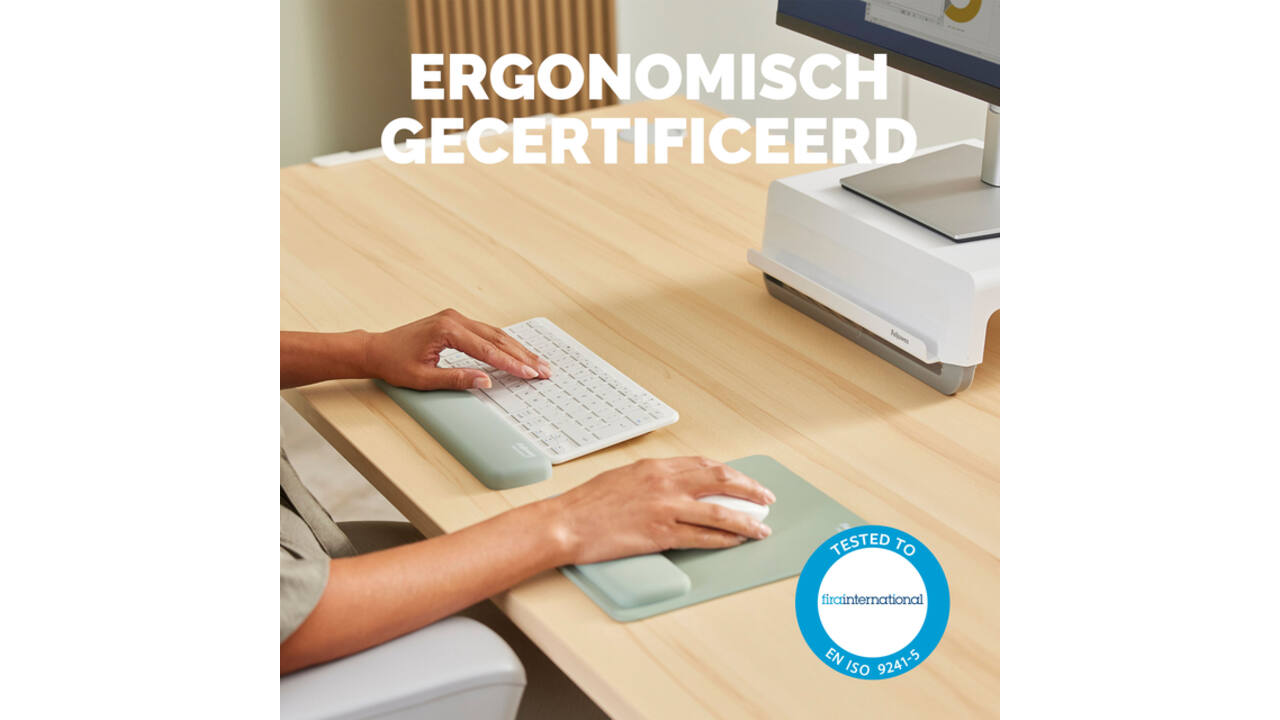 Polssteun Fellowes Breyta compact saliegroen