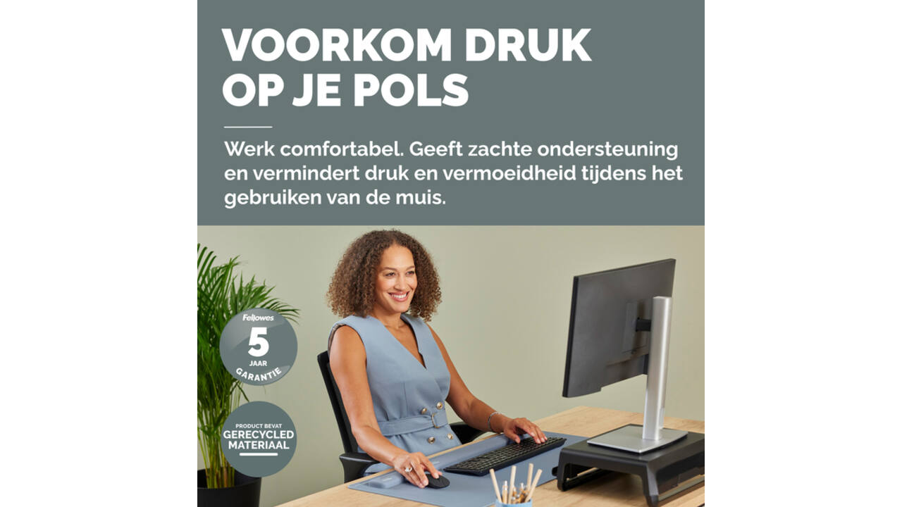 Polssteun Fellowes Breyta palm blauw