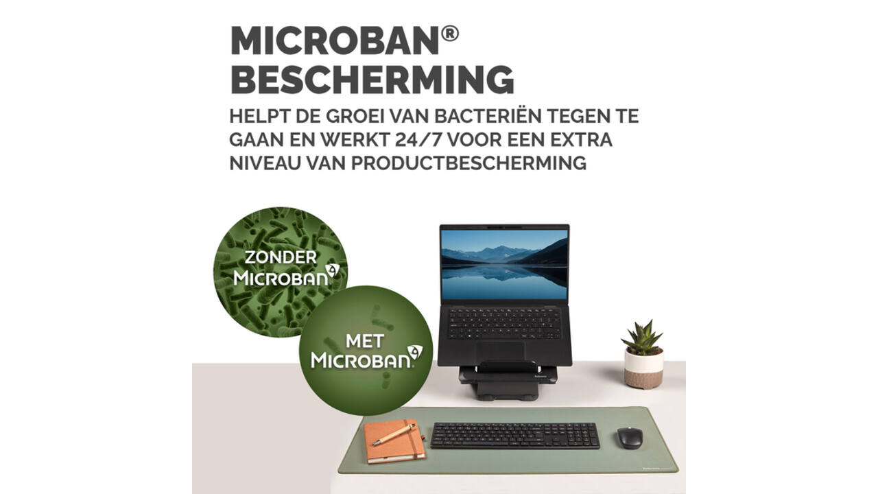 Bureau-onderlegger Fellowes Breyta saliegroen