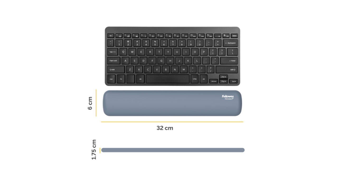Polssteun Fellowes Breyta compact blauw