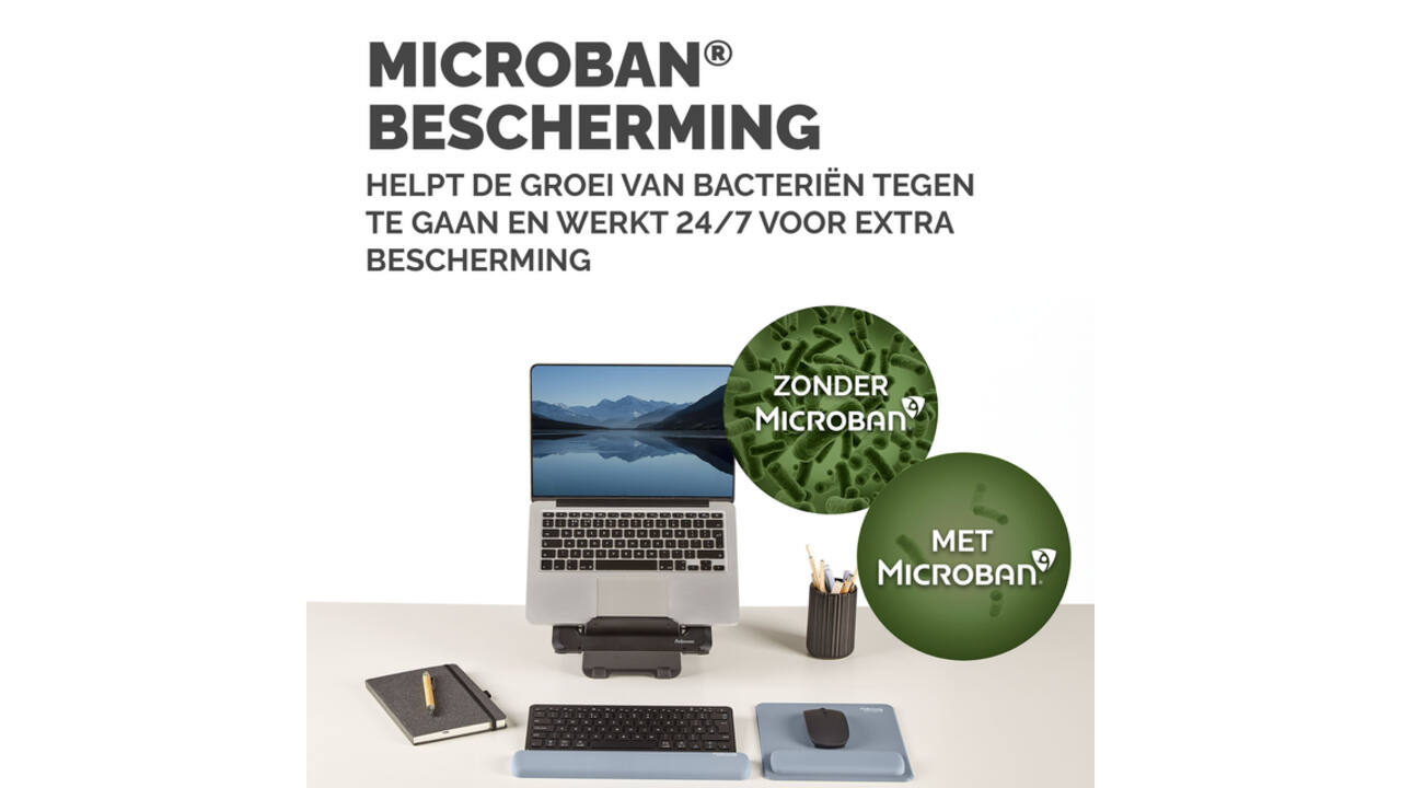 Polssteun Fellowes Breyta compact blauw